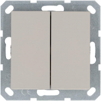 Выключатель 2-кл. 10А IP20 механизм тауп Jasmart G3023T