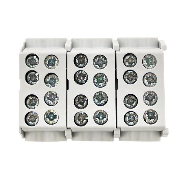 Клемма распределительная КСР с двойн. винтом 2х25/2х16 сер. PROxima EKF ksr-2.25-2.16-grey