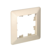 Рамка 1-м AtlasDesign Air беж./дым. бел. SE ATN220201