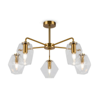 Люстра Dimension 60Вт E14х5 IP20 Freya FR5177PL-05BS