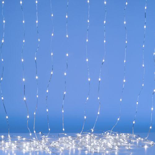 Гирлянда светодиодная "Занавес водопад" 3х2м 200LED холод. бел. IP20 ENIN-200WD Эра Б0060417