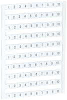 Маркер для КВИ-4/16кв.мм с нумерацией № 1-10 IEK YZN30M-004-K00-10