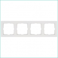 Рамка 4-м G-Classic бел. глянцевый Jasmart G1004W