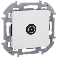 Розетка телевизионная оконечная TV Inspiria 10дБ 5-862мГц механизм бел. IEK 673870