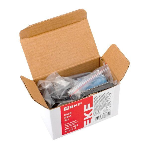 Переключатель кулачковый ПК-1-23 3п 63А "1-0-2" IP65 EKF pk-1-23-63-65