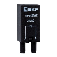 Модуль защитный с варистором 24В AC для промежуточных реле RP AVERES EKF rp-u-24AC