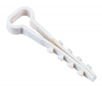 Дюбель-хомут 5х8мм для плоского кабеля нейлон бел. (уп.25шт) IEK UDH14-05-08-025-K01