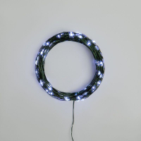 Гирлянда "Роса" 20м 200LED бел. IP20 230В с контроллером провод зел. Neon-Night 303-265