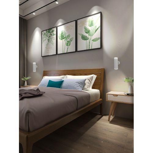 Подсветка декоративная WL45 WH MR16 GU10 12Вт бел. IP20 для интерьера стен Эра Б0058493