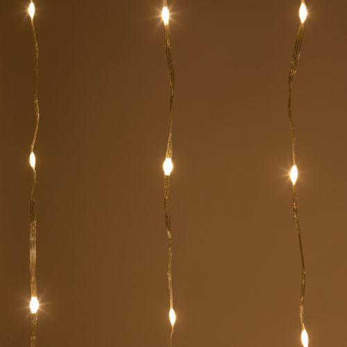 Гирлянда светодиодная "Занавес водопад" 3х2м 200LED тепл. бел. IP20 ENIN-200WL Эра Б0060416