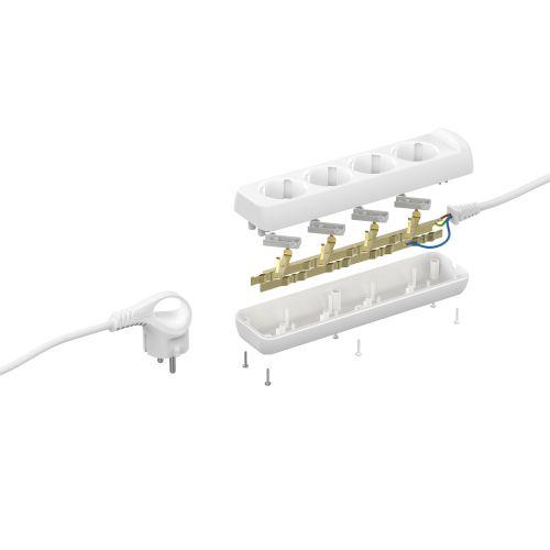 Удлинитель 4х3м с заземл. 16А IP20 U-4e-3m-3х1 ПВС 3х1 Эра Б0028374