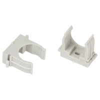 Держатель для труб (клипса) d25мм для прямого монтажа CLIP-25-G-MP сер. (уп.50шт) Эра Б0062105