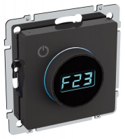 Термостат электронный с индик. BRITE СП IP20 ТС10-1-БрЧ механизм черн. IEK BR-RT11-K02