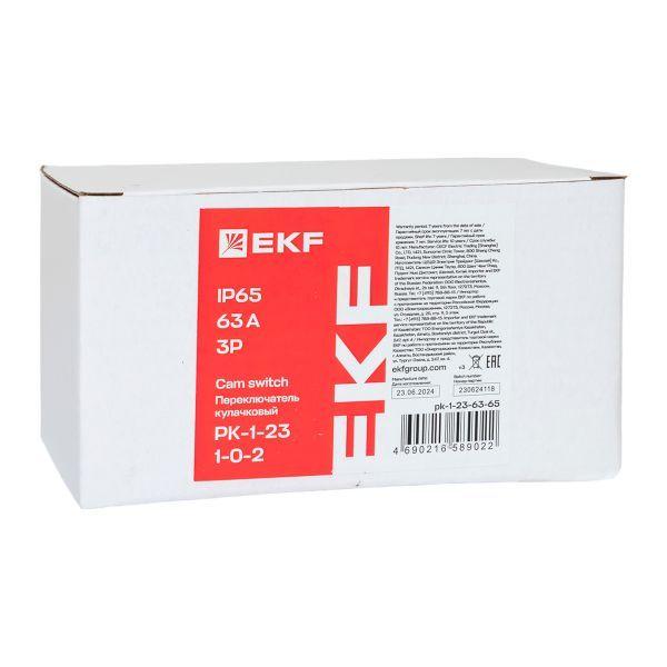 Переключатель кулачковый ПК-1-23 3п 63А "1-0-2" IP65 EKF pk-1-23-63-65