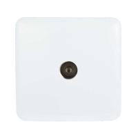 Розетка телевизионная оконечная TV 1-м ОП Viola бел. LEZARD 751-0200-130