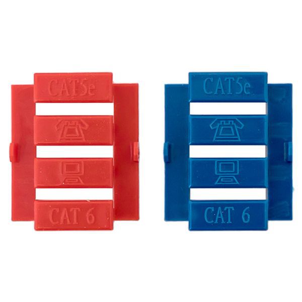 Вставка розеточная 45х22.5мм формат Mosaic на 1 модуль Keystone защ. шторки с маркером бел. TERACOM PRO EKF TRP-INS-MOS-1M1P-WH