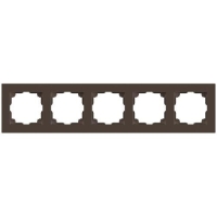 Рамка 5-м СП Accent 6-505-08 бронза Intro Б0063735