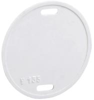 Бирка кабельная маркировочная У-135 55мм (круг) IEK UZMA-BIK-Y135-R