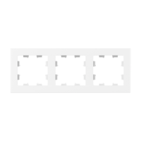 Рамка 3-м Эпика пластик бел. EKF UP1-FPW-03