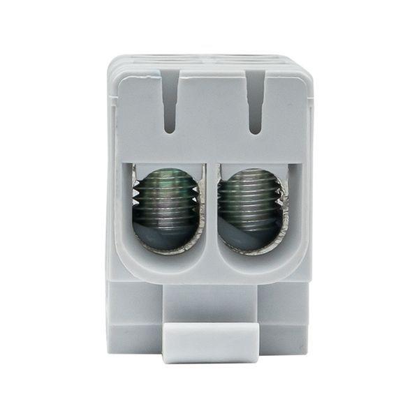 Клемма силовая вводная двойн. КСВ 16-50кв.мм сер. EKF plc-kvs2-16-50-grey