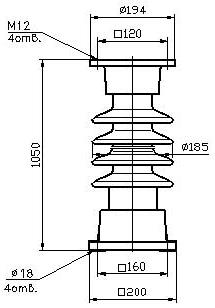 Изолятор ИОС-110-400 I M