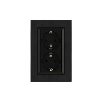 Розетка 2-я Karea LINE STAR с заземл. чер. Makel 86054082