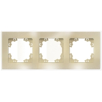 Рамка 3-м Афина стеклянная зол. UNIVersal 2292