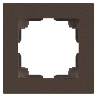 Рамка 1-м СП Accent 6-501-08 бронза Intro Б0063765