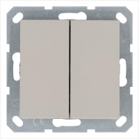 Переключатель перекрестный 2-кл. 10А IP20 механизм тауп Jasmart G3014T