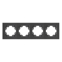 Рамка 4-м Афина универс. графит Universal A0046-Gr