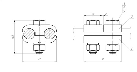 Зажим плашечный ПА-3-2А