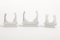 Держатель для труб (клипса) d20мм для монтажн. пистолета пластик Ruvinil К01220