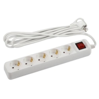 Удлинитель 5х3м с заземл. с выкл. ПВС 3х1.5 16А U-5es-3m-3x1.5 Эра Б0044044