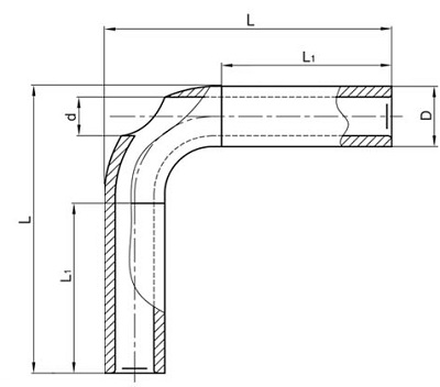 Зажим ответвительный прессуемый ОА-50-1
