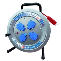 Удлинитель на метал. катушке 4х30м с заземл. 16А IP44 4кВт КГ 3х2.5 с защ. крышкой АРКТИК DOMTOK 2588