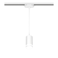 Светильник трековый подвес ARTLINE 55х55х100мм GU10 230В алюм./пластик. 2.6кв.м бел. Ritter 59929 0