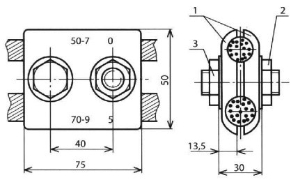 Зажим соединительный КС-054