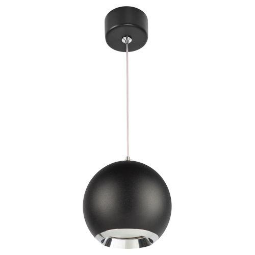 Светильник подвесной (подвес) PL32 BK/CH MR16 GU10 потолочный круг черн. хром Эра Б0061380
