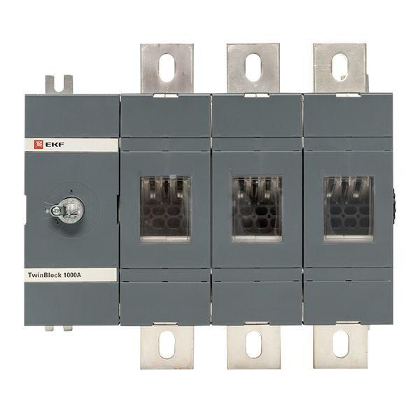 Рубильник 3п 1000А без рукоятки управления TwinBlock PROxima EKF tb-s-1000-3p