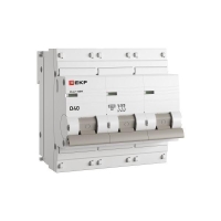 Выключатель автоматический модульный 3п D 40А 10kA ВА 47-100M без теплового расцеп. PROxima EKF mcb47100m-3-40D-pro