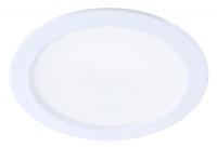 Светильник светодиодный DownL 12Вт 180-265В 4000К кругл. панель бел. КОСМОС KDownL12W4000K