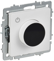 Термостат электронный BRITE СП ТС10-1-БрАБ с индикацией механизм арктич. бел. IEK BR-RT11-K91