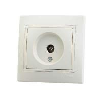 Розетка телевизионная оконечная TV СП Mira крем./крем. LEZARD 701-0303-130