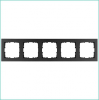 Рамка 5-м G-Classic антрацит Jasmart G1005B