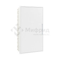 Щиток встраиваемый Фрейм (FRAME) 36мод. с бел. дверцей с 4 шинами PEN (2шт на 8 отверст. и 2шт на 10 отверст.) бел. DKC F36B1WW