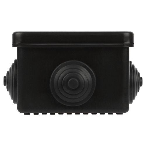 Коробка распаячная ОП 65х65х50мм с гермовводами 4 входа IP54 черн. KOR-65-65-50-4g-B Эра Б0061797