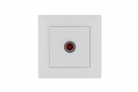 Розетка TV проходная Karea RIZZ бел. Makel 88001007