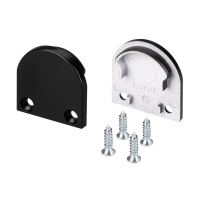 Заглушка SL-LINE-2011M ROUND BLACK глухая пластик Arlight 029176