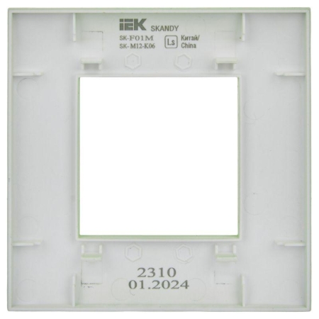 Рамка 1-м SKANDY SK-F01M мятный IEK SK-M12-K06