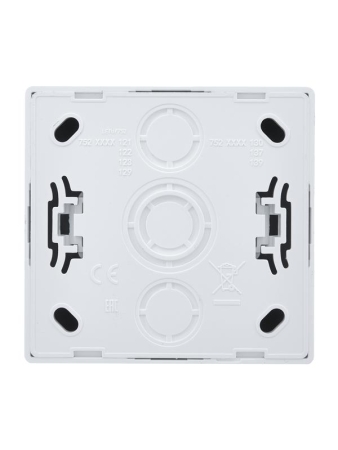 Розетка 1-м ОП LETO с заземл. ПБТ бел. LEZARD 752-0200-122B